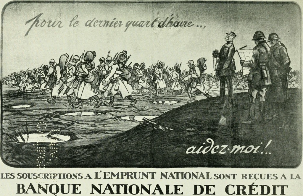 An illustration from War posters issued by belligerent and neutral nations 1914-1919;, 1920, leaf 132