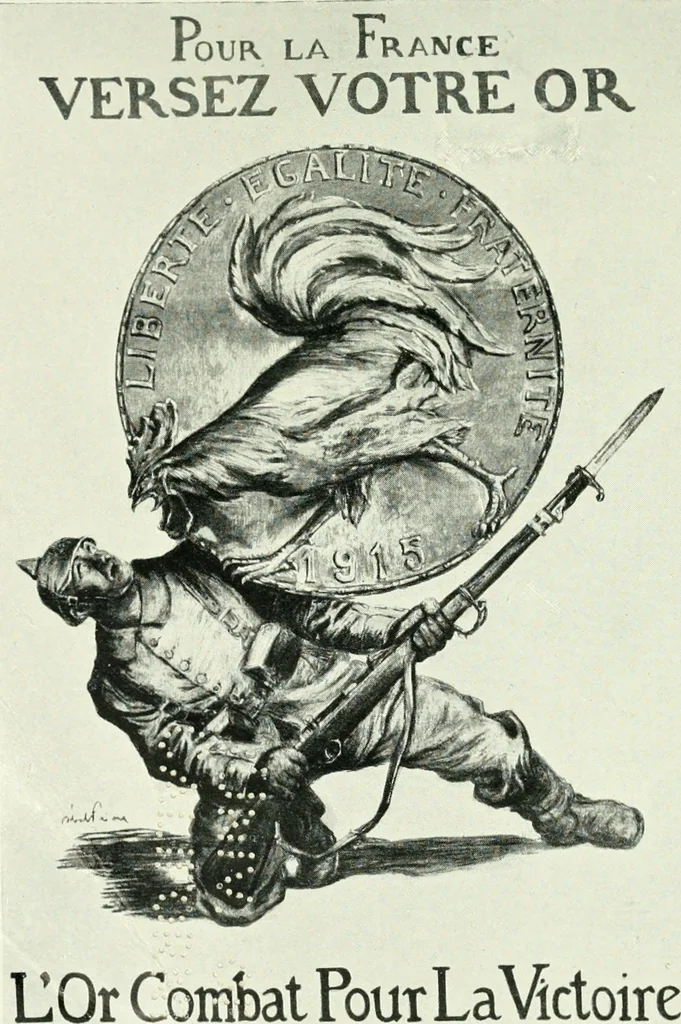 An illustration from War posters issued by belligerent and neutral nations 1914-1919;, 1920, leaf 140