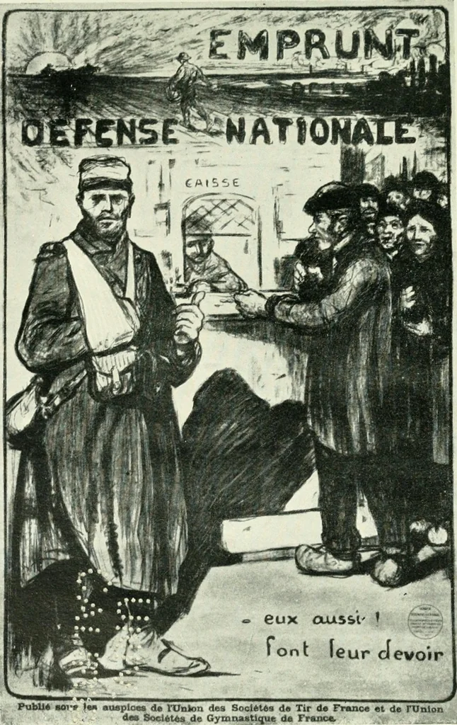 An illustration from War posters issued by belligerent and neutral nations 1914-1919;, 1920, leaf 144