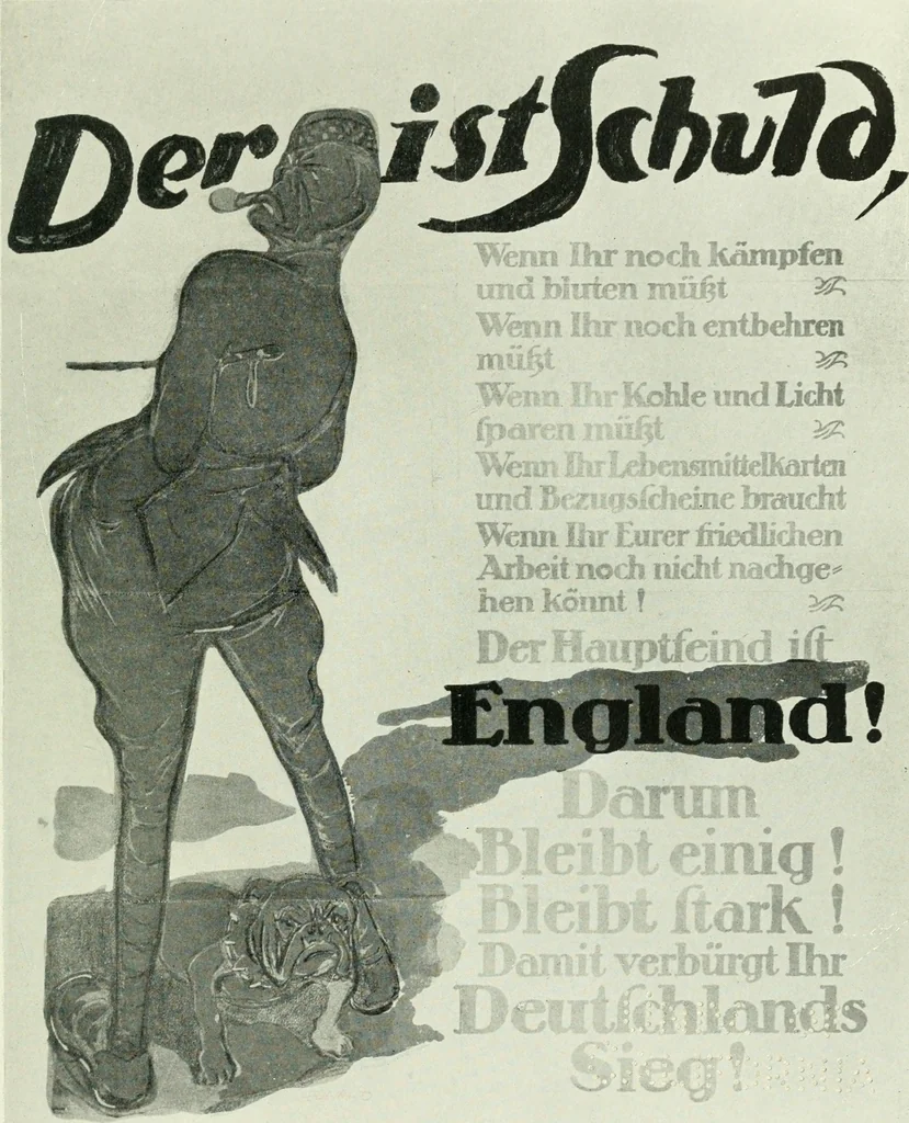 An illustration from War posters issued by belligerent and neutral nations 1914-1919;, 1920, leaf 160