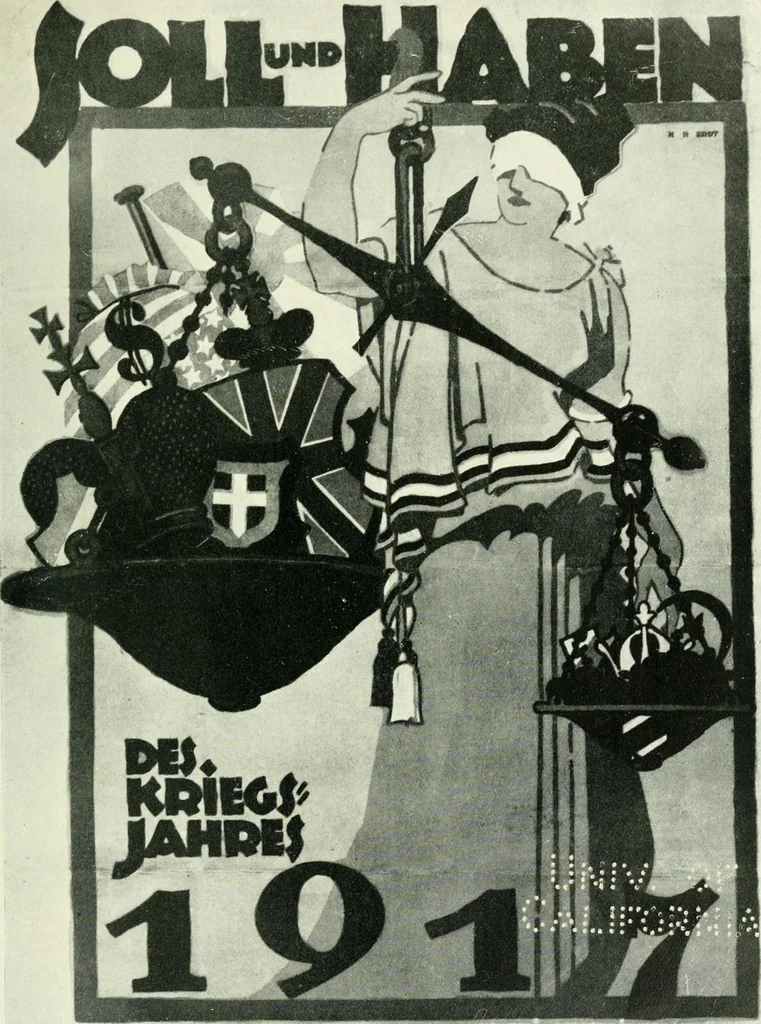 An illustration from War posters issued by belligerent and neutral nations 1914-1919;, 1920, leaf 164