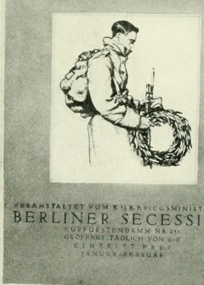 An illustration from War posters issued by belligerent and neutral nations 1914-1919;, 1920, leaf 188