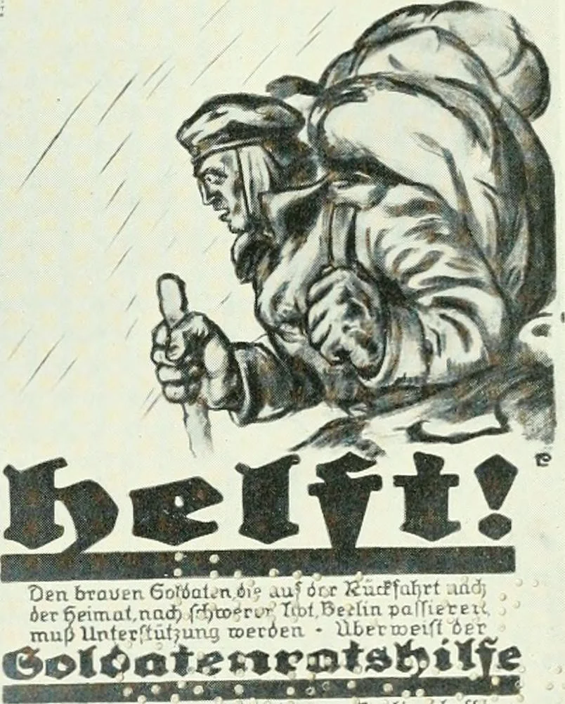 An illustration from War posters issued by belligerent and neutral nations 1914-1919;, 1920, leaf 192