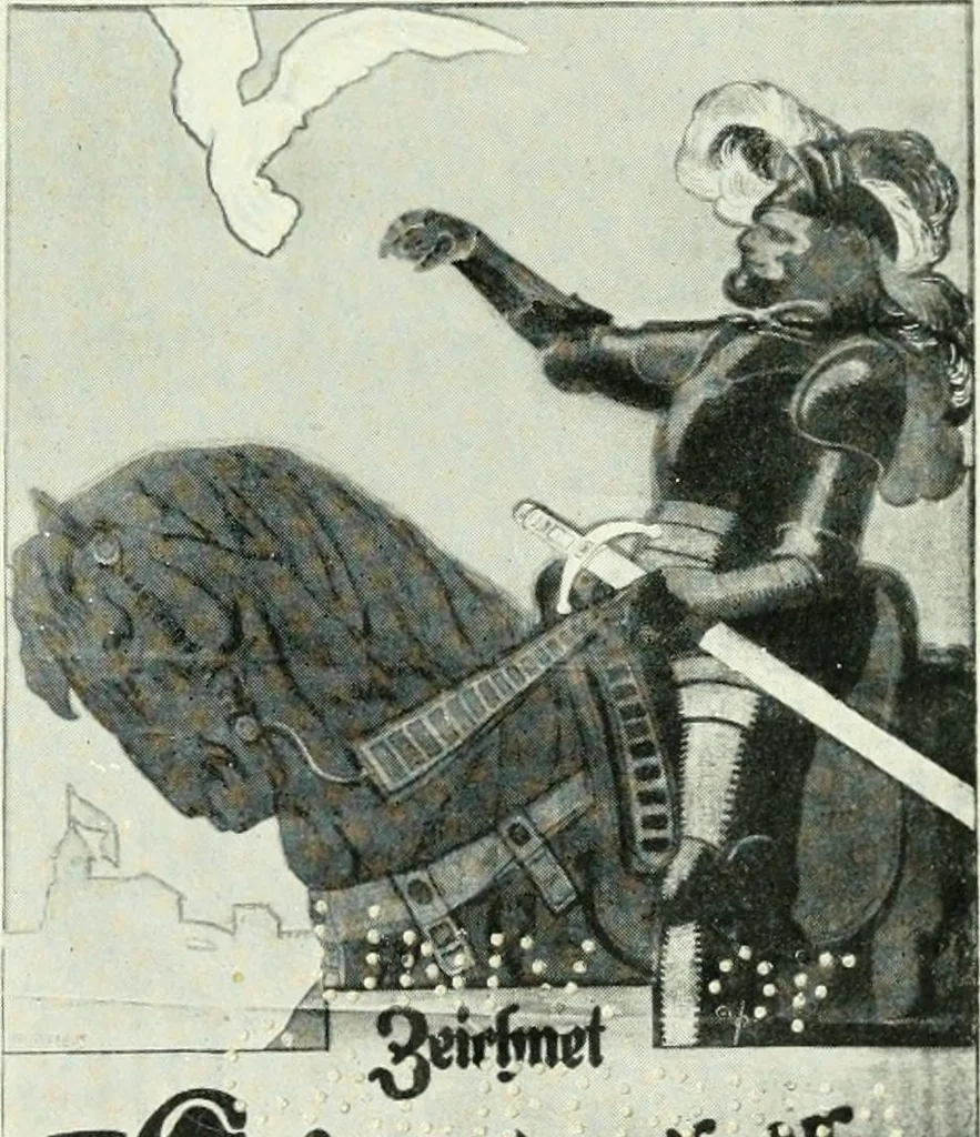 An illustration from War posters issued by belligerent and neutral nations 1914-1919;, 1920, leaf 196