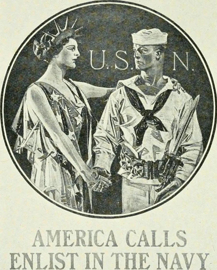 An illustration from War posters issued by belligerent and neutral nations 1914-1919;, 1920, leaf 222