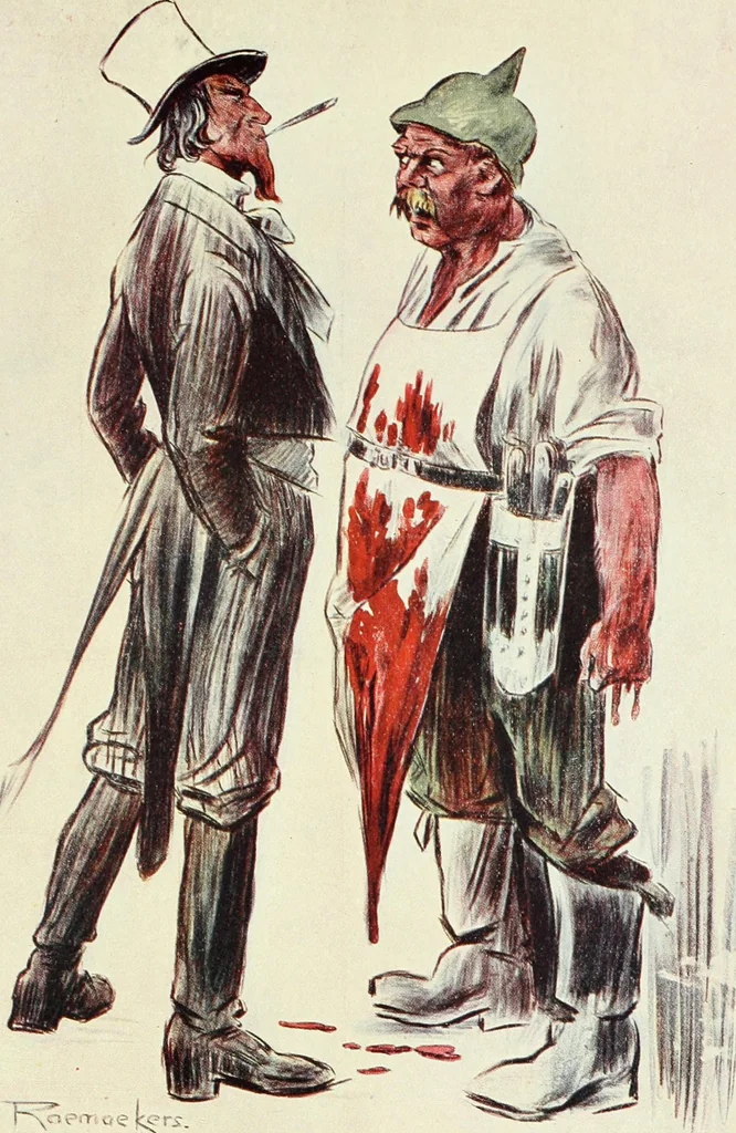 An illustration from War posters issued by belligerent and neutral nations 1914-1919;, 1920, leaf 234