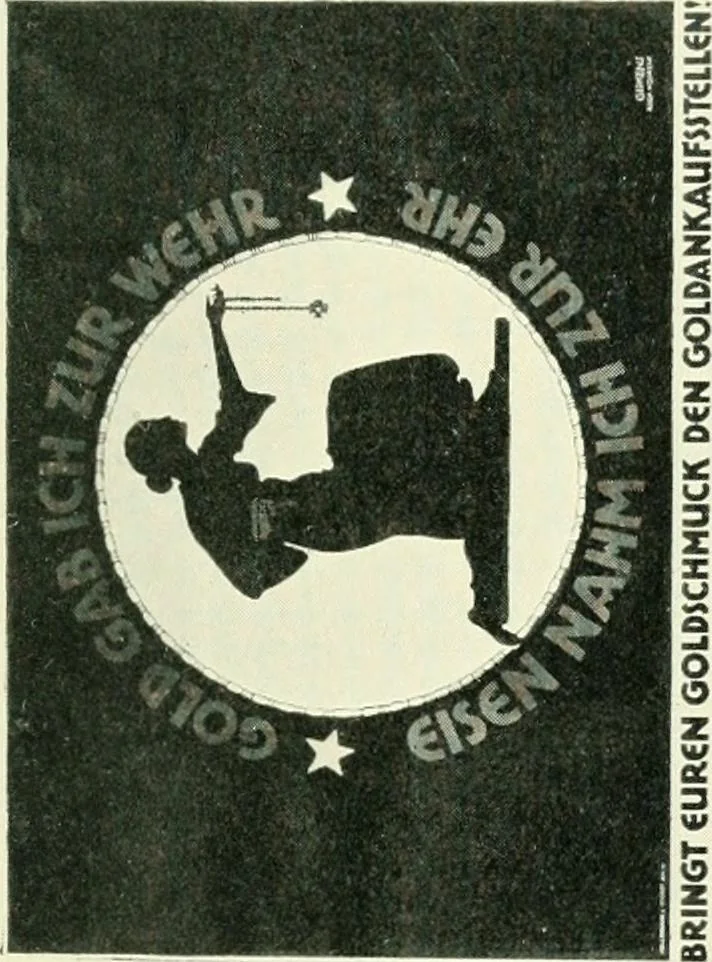 An illustration from War posters issued by belligerent and neutral nations 1914-1919;, 1920, leaf 242
