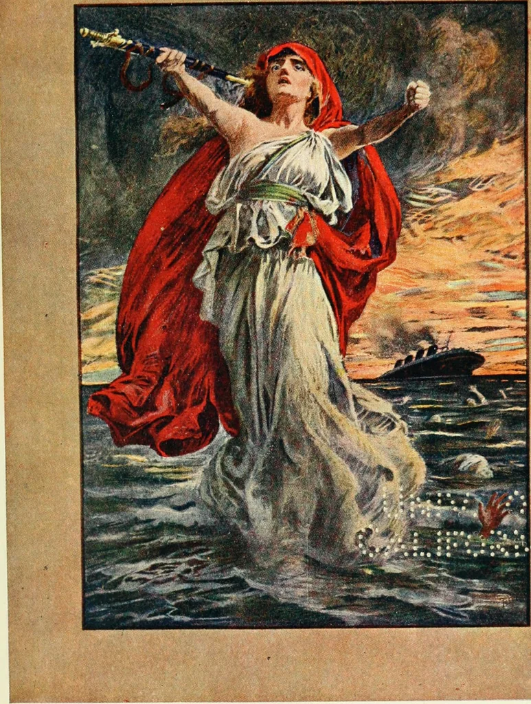 An illustration from War posters issued by belligerent and neutral nations 1914-1919;, 1920, leaf 70