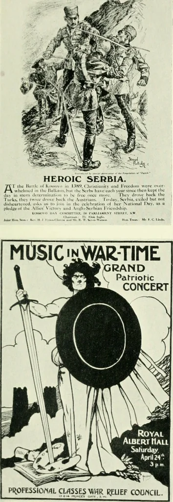 An illustration from War posters issued by belligerent and neutral nations 1914-1919;, 1920, leaf 92