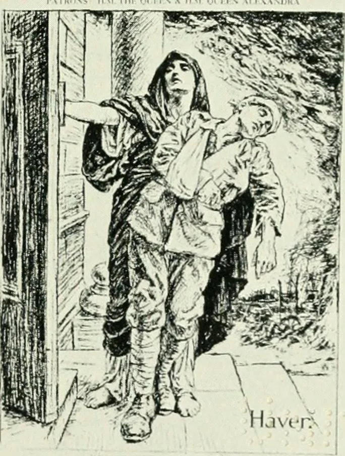 An illustration from War posters issued by belligerent and neutral nations 1914-1919;, 1920, leaf 92