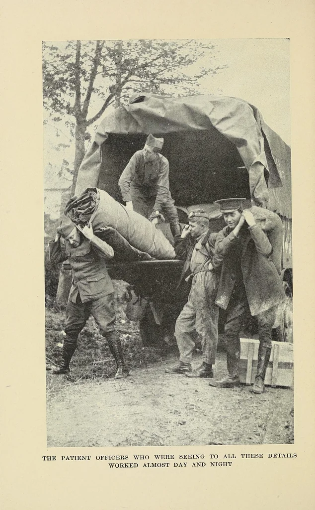 An illustration from The war romance of the Salvation Army, 1919, leaf 92