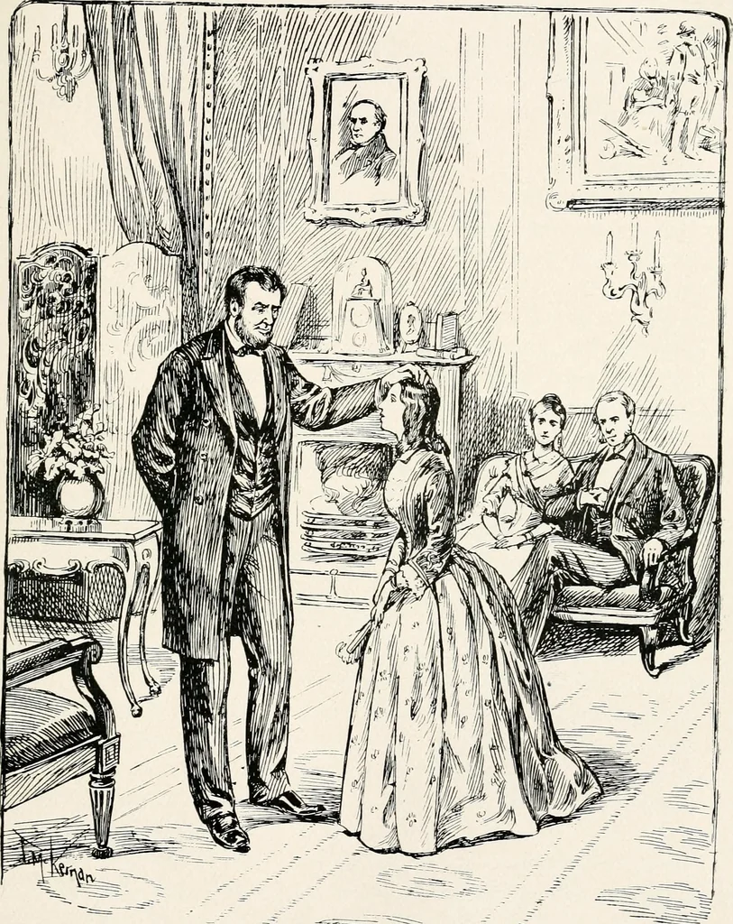 An illustration from Was Abraham Lincoln a spiritualist? : or, curious revelations from the life of a trance medium, 1891, leaf 112