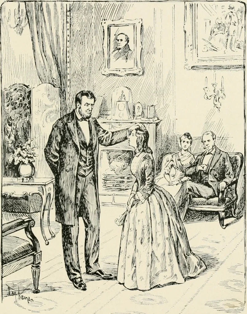 An illustration from Was Abraham Lincoln a spiritualist?, 1891, leaf 112
