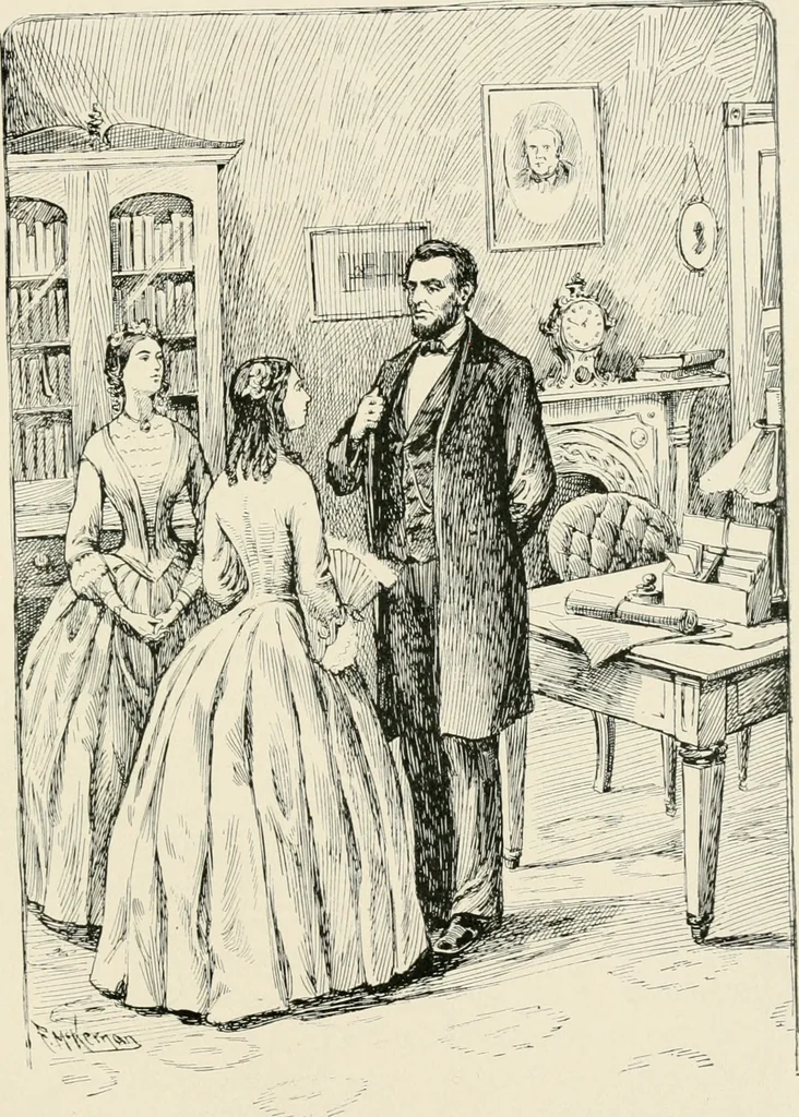 An illustration from Was Abraham Lincoln a spiritualist?, 1891, leaf 238