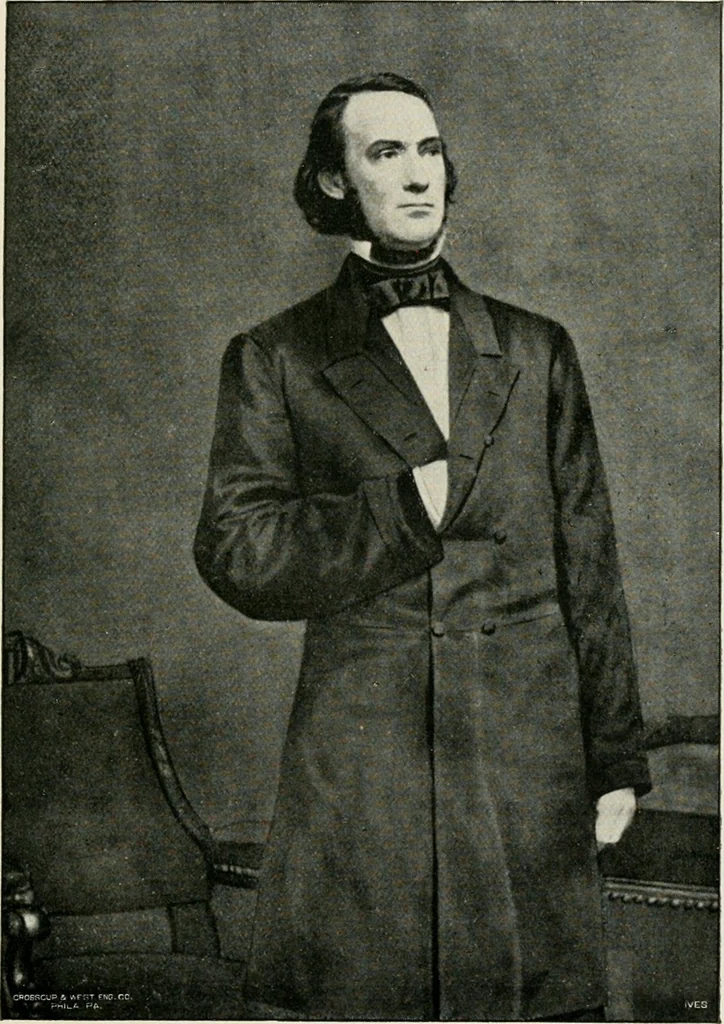 An illustration from Was Abraham Lincoln a spiritualist?, 1891, leaf 76