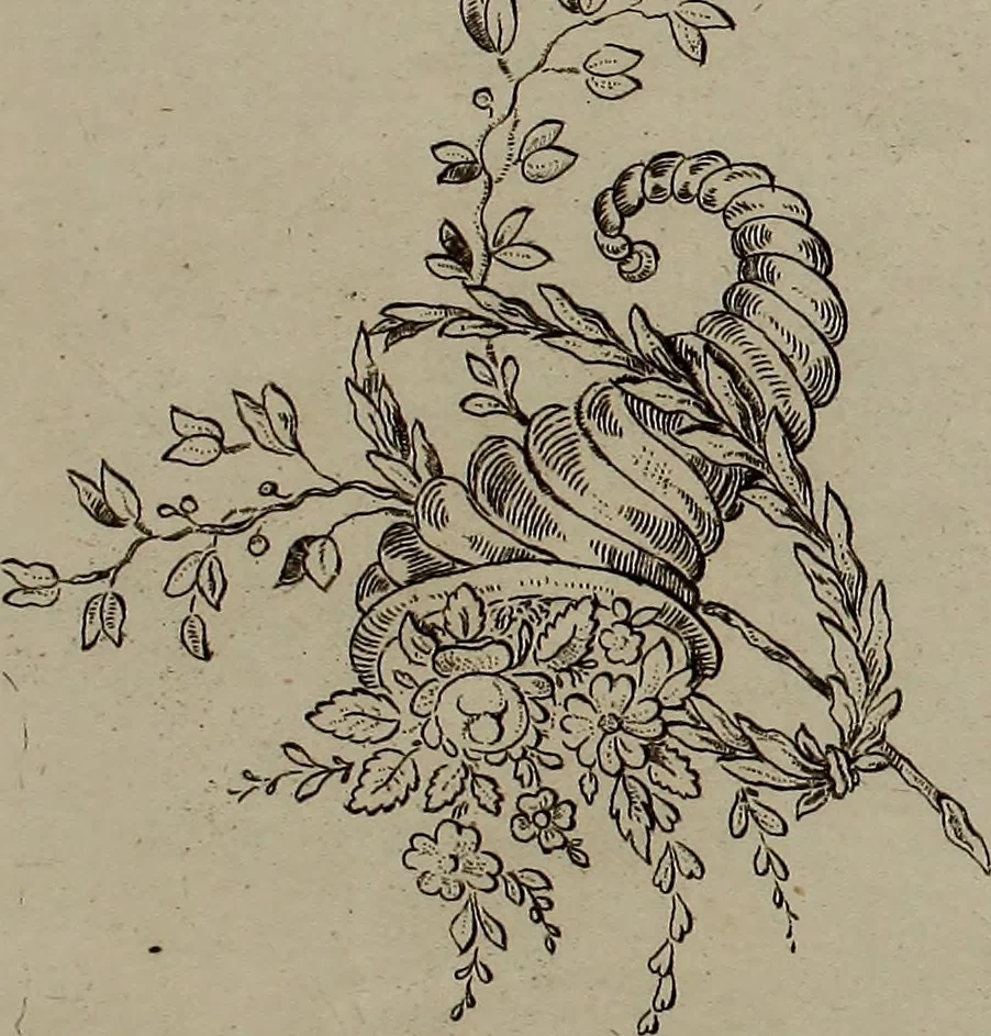 An illustration from Wasch- Bleich- Platt- und Nach-Buch, zum Selbstunterricht für Damen, welche sich mit diesen Arbeiten beschäftigen, 1796, leaf 68