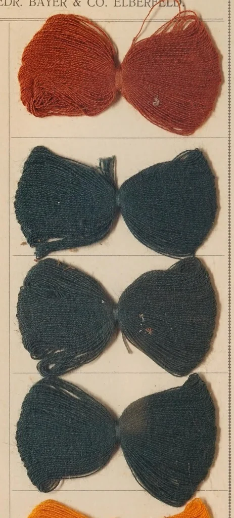 An illustration from Waschechte Diazobraun und Diazoolive = Diazo browns and diazo olives fast to washing = Diazo bruns et diazo olive solides au lavage., 1911, leaf 4