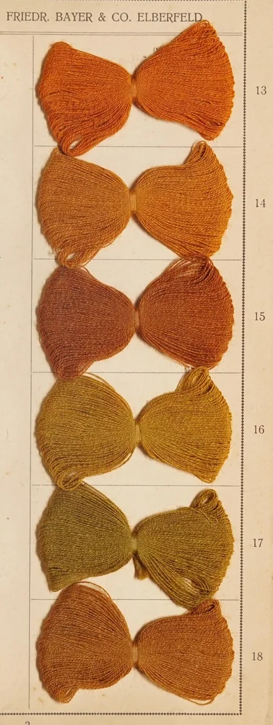 An illustration from Waschechte Diazobraun und Diazoolive = Diazo browns and diazo olives fast to washing = Diazo bruns et diazo olive solides au lavage., 1911, leaf 5