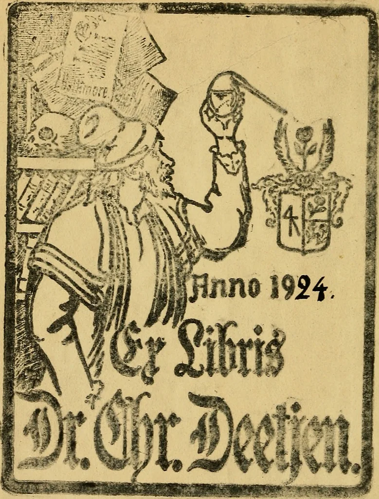 An illustration from Wasserstein der Weisen, oder, Chymisches Tractätlein : darinn der Weg gezeiget, die Materia genennet, und der Process beschrieben wird, zu dem hohen Geheimniss der Universal-Tinctur zu kommen ; dabey auch zwey sehr nützliche andere Büchlein der Gleichförmigkeit und Concordantz wegen angehängt: I. Johann von Mesung. II. Via veritatis der einigen Wahrheit, 1743, leaf 1
