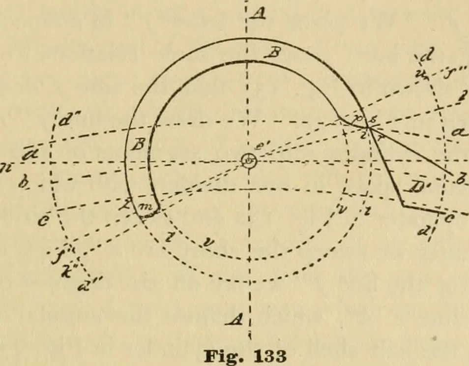 An illustration from Watch and clock escapements;, 1904, leaf 128