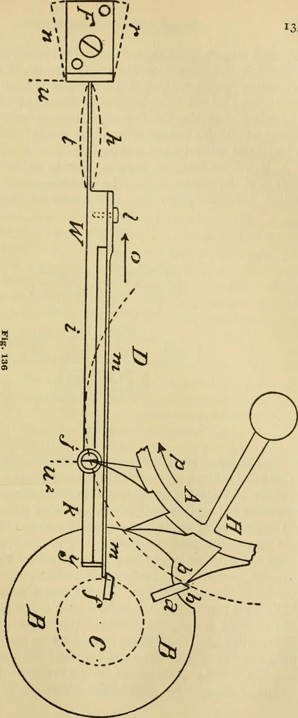 An illustration from Watch and clock escapements;, 1904, leaf 138