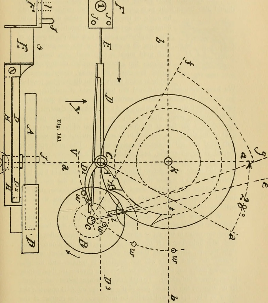An illustration from Watch and clock escapements;, 1904, leaf 148