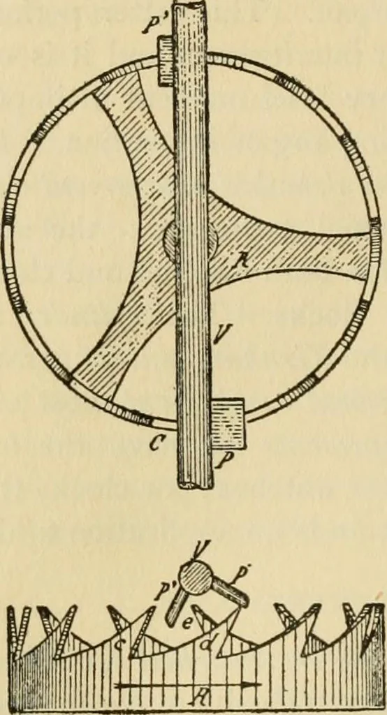 An illustration from Watch and clock escapements;, 1904, leaf 159