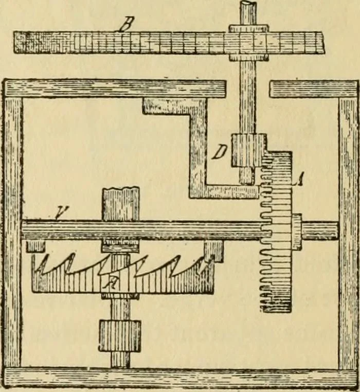 An illustration from Watch and clock escapements;, 1904, leaf 163