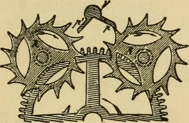 An illustration from Watch and clock escapements;, 1904, leaf 166