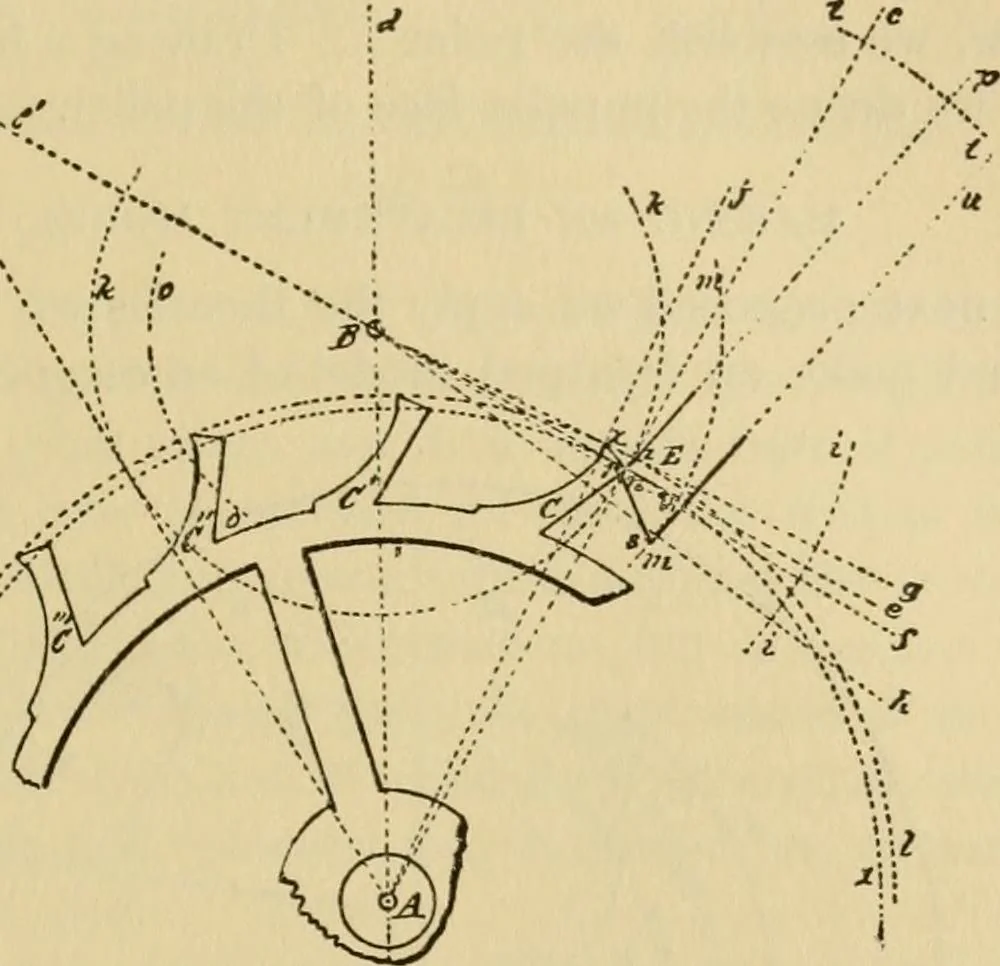 An illustration from Watch and clock escapements;, 1904, leaf 42
