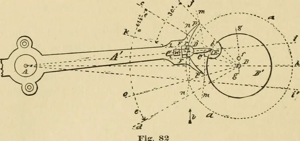 An illustration from Watch and clock escapements;, 1904, leaf 81