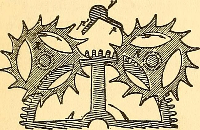 An illustration from Watch and clock escapements;, 1904, leaf 166