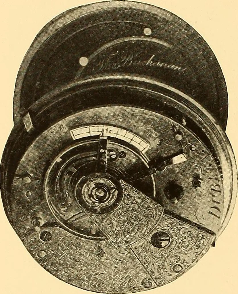 An illustration from Watches : the Paul M. Chamberlain collection at the Art Institute of Chicago, 1921, leaf 17