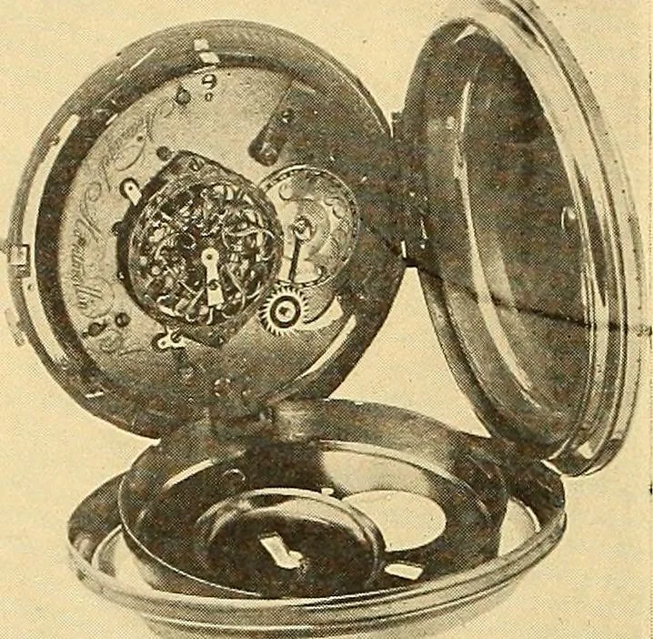 An illustration from Watches : the Paul M. Chamberlain collection at the Art Institute of Chicago, 1921, leaf 27