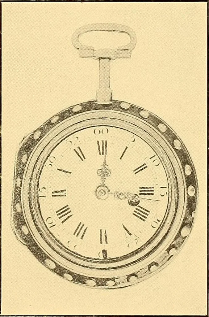 An illustration from Watches : the Paul M. Chamberlain collection at the Art Institute of Chicago, 1921, leaf 28