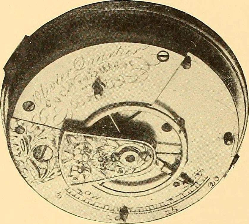 An illustration from Watches : the Paul M. Chamberlain collection at the Art Institute of Chicago, 1921, leaf 31