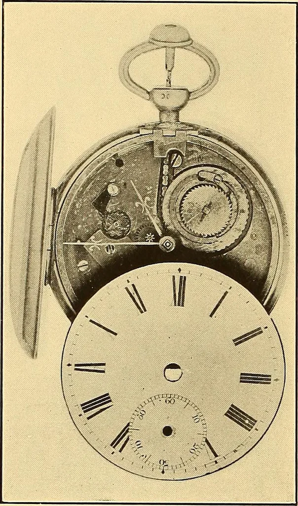 An illustration from Watches : the Paul M. Chamberlain collection at the Art Institute of Chicago, 1921, leaf 35