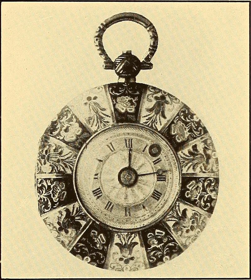 An illustration from Watches : the Paul M. Chamberlain collection at the Art Institute of Chicago, 1921, leaf 40
