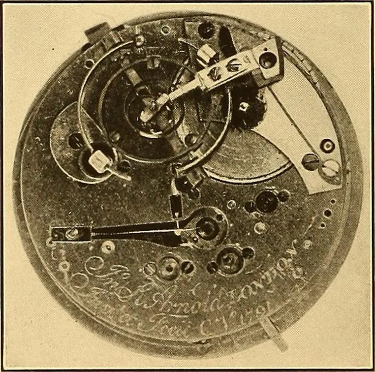 An illustration from Watches : the Paul M. Chamberlain collection at the Art Institute of Chicago, 1921, leaf 45