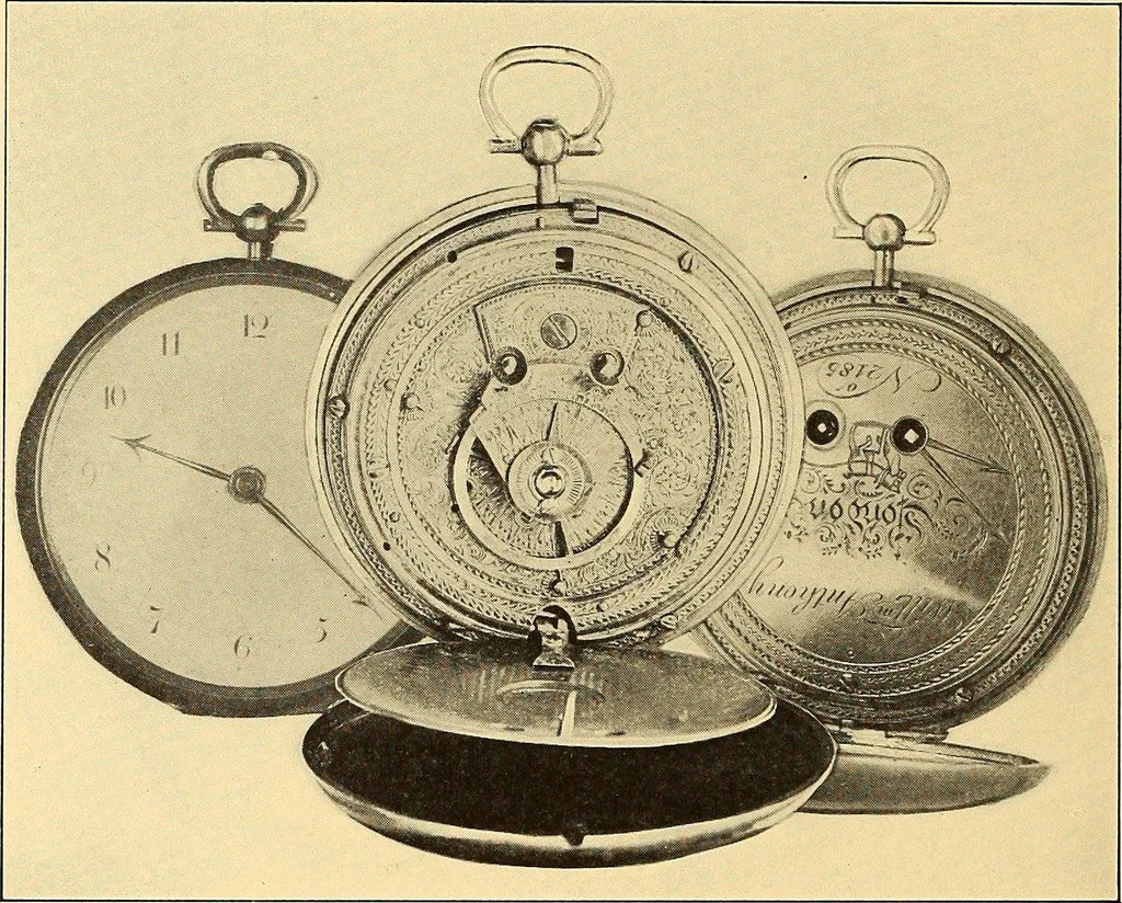 An illustration from Watches : the Paul M. Chamberlain collection at the Art Institute of Chicago, 1921, leaf 53