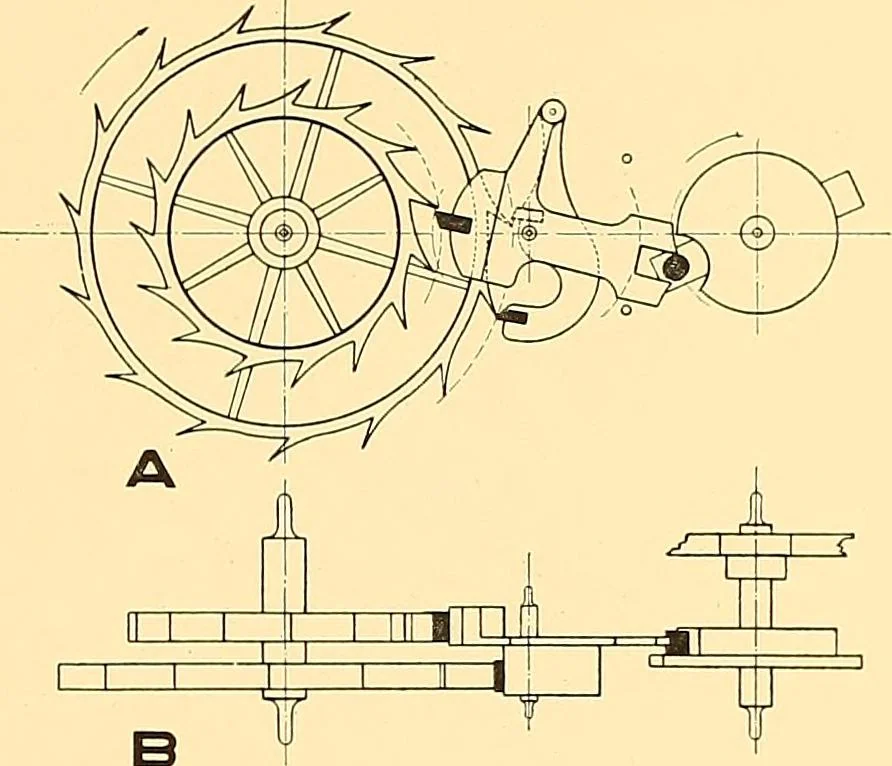 An illustration from Watches : the Paul M. Chamberlain collection at the Art Institute of Chicago, 1921, leaf 60