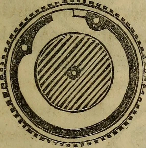 An illustration from The watch; its construction, its merits and defects, how to choose it, and how to use it, 1860, leaf 16