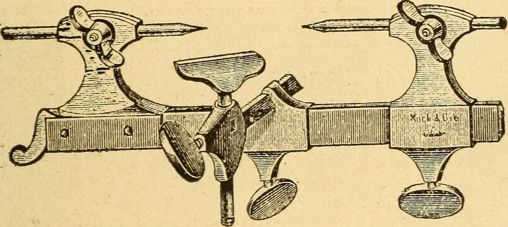 An illustration from The watchmakers' lathe, its use and abuse; a story of the lathe in its various forms, past and present, its construction and proper uses, 1903, leaf 14