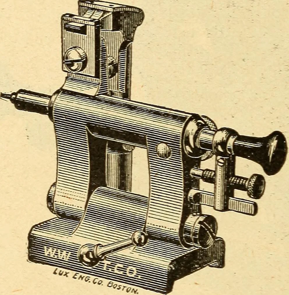 An illustration from The watchmakers' lathe, its use and abuse; a story of the lathe in its various forms, past and present, its construction and proper uses, 1903, leaf 143