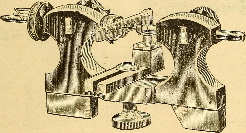 An illustration from The watchmakers' lathe, its use and abuse; a story of the lathe in its various forms, past and present, its construction and proper uses, 1903, leaf 18