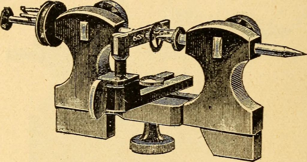 An illustration from The watchmakers' lathe, its use and abuse; a story of the lathe in its various forms, past and present, its construction and proper uses, 1903, leaf 19