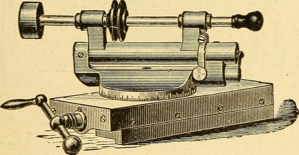 An illustration from The watchmakers' lathe, its use and abuse; a story of the lathe in its various forms, past and present, its construction and proper uses, 1903, leaf 194