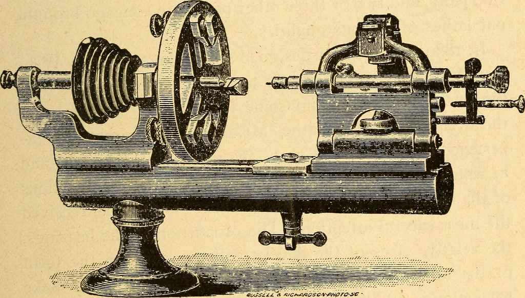 An illustration from The watchmakers' lathe, its use and abuse; a story of the lathe in its various forms, past and present, its construction and proper uses, 1903, leaf 22