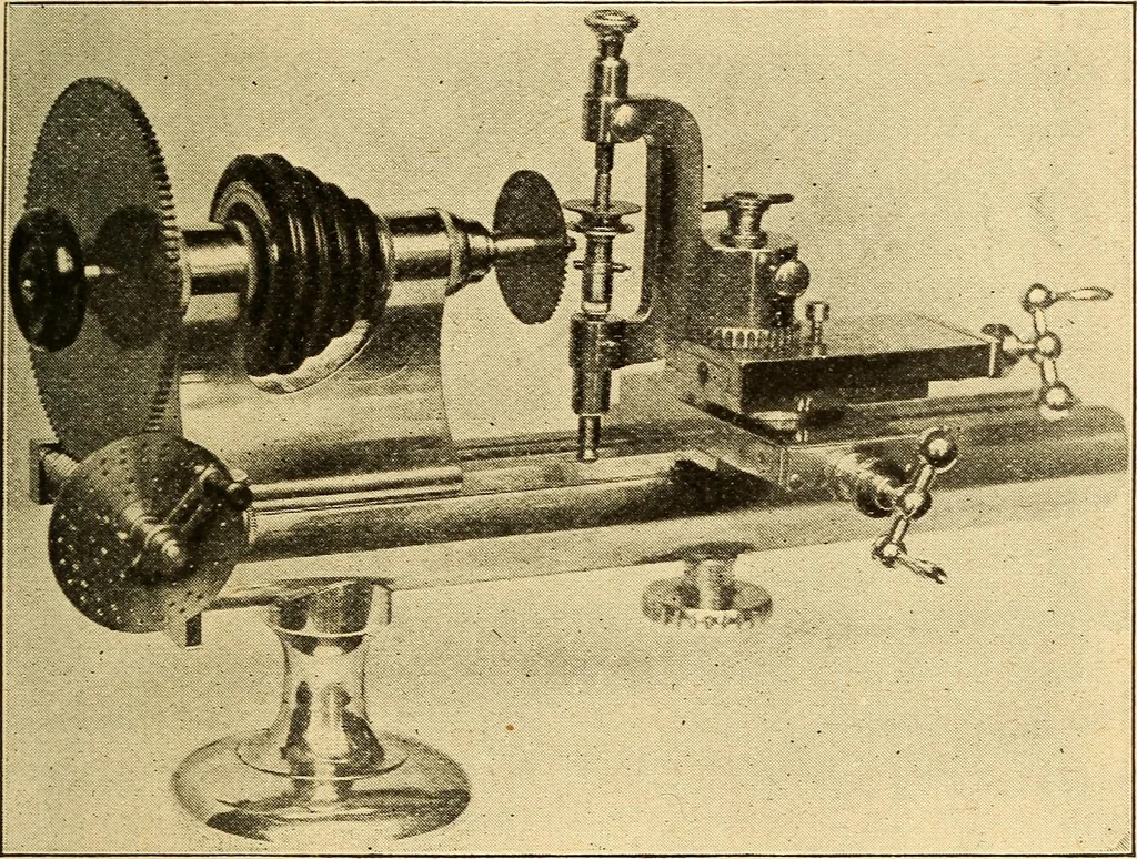 An illustration from The watchmakers' lathe, its use and abuse; a story of the lathe in its various forms, past and present, its construction and proper uses, 1903, leaf 228