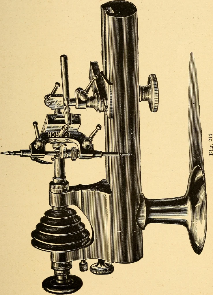 An illustration from The watchmakers' lathe, its use and abuse; a story of the lathe in its various forms, past and present, its construction and proper uses, 1903, leaf 236